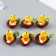 Easter souvenir "chicken with an testicle in the nest" set of 6 pcs 5.5x12.5x17 cm