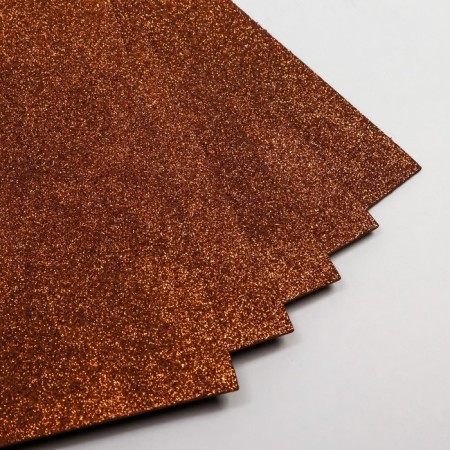 Foamiran "Chocolate shine" 2 mm format A4 (set of 5 sheets)-2