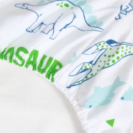 The bedding set "Baby I" Hello, Dino 112*147 cm, 60*120+20 cm, 40*60 cm, 100% cotton-2