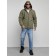 Sports male winter, size 56, khaki color