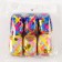 A set of decorative color tapes, length 10 m, set 6 pcs.
