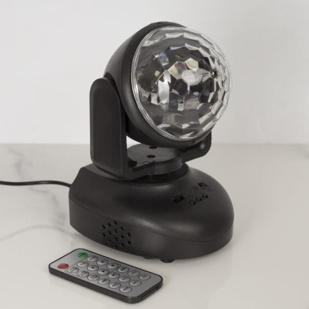 Light device "Rotating ball" 8.5 cm, speaker, glow RGB, 220 V-3