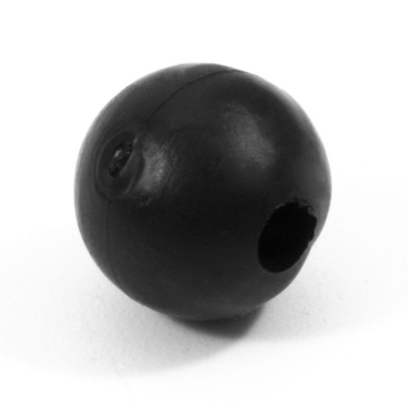 Feeder bead Namazu Soft Beads, PVC, D = 8 mm, round, black 20 pcs.-3