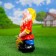 Garden figure "Gnome with eggplant" 37x15x21cm
