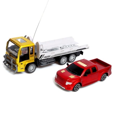 Avtobos radio -controlled truck, with a machine, works from the MIX battery-3