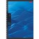Notebook A4, 96 sheets in a cage on the crest "Abstraction", cover coated cardboard, glossy lamination, block 65 g/m2, 4V mix