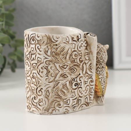 Souvenir Polystone Pencil "Filin with ornament" 6.5x8.5x9 cm-3