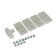 Plastic Plastic PLAC with a 300x200x130 mm ABS UHL1 IP65 Rexant mounting panel