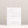 Crafts without printing, white, round handle 24 x 14 x 28 cm