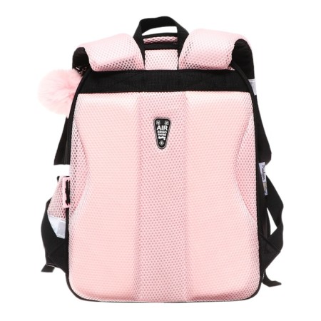 Frame backpack, 35x26x13, pusheen, black/pink, for girls-6
