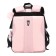 Frame backpack, 35x26x13, pusheen, black/pink, for girls