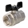 Ball barbar stout SVB-0002-000025, full-pass, 1 ", internal thread, butterfly