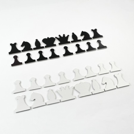 Figures for demonstration chess, king h = 6.3 cm, pawn h = 5.5 cm-1