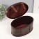 Casket Wood is aged "Damascus and flowers" oval 18x30x19 cm