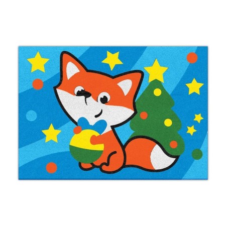 New Year's set for creativity. Fresco "New Year! Fox with a ball "-2