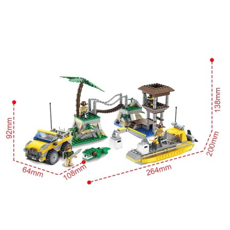 Designer Jungle "Researchers Base", 536 details-1