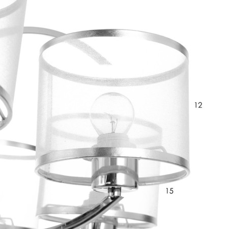 Chandelier 91307/8 E27 40W chrome 82x82x85 cm Bayerlux-8