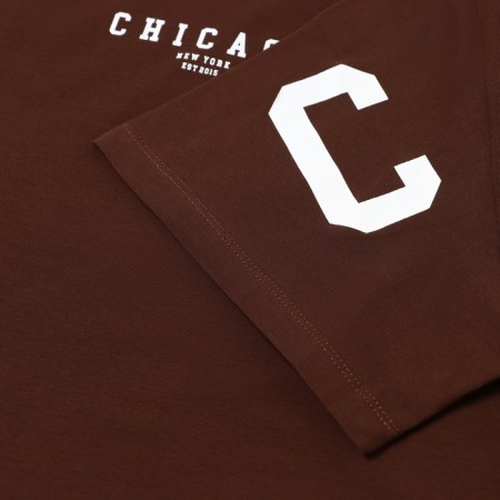 Female T-shirt, brown-bearded color, ONE SIZE (42-46)-3