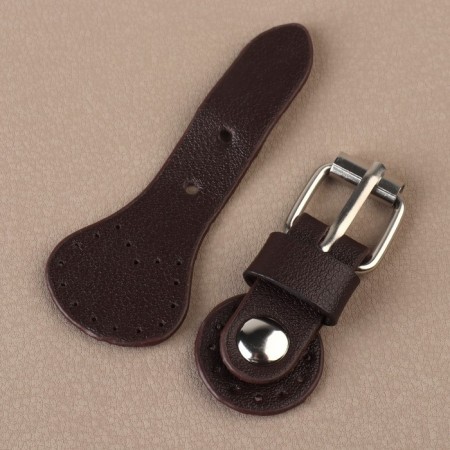 Back button block, 8 × 3 cm, brown color-1
