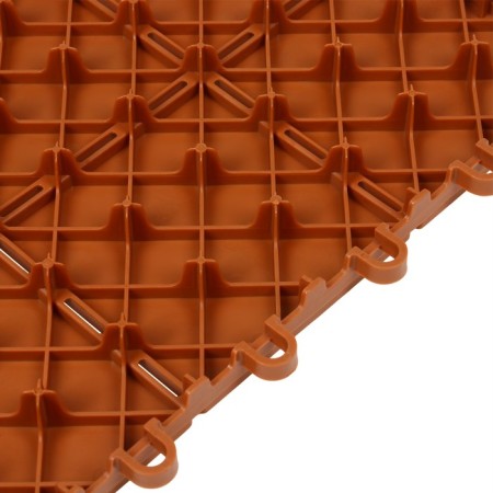 Modular coating, 30 × 30 cm, plastic, terracotta, 1 pc.-4