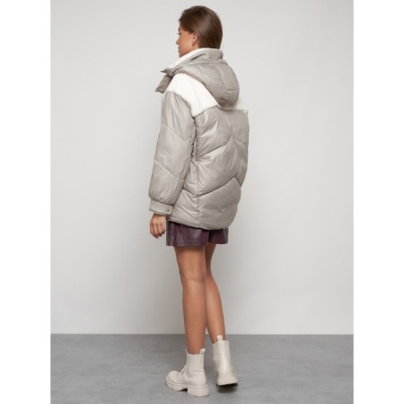 Winter jacket, size 52, light brown color-15