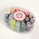 Set of threads 45ll, 200 m, 19 pcs, colorful color