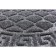 Moisted matting rug "Pres", 40x60 cm, Athena's drawing gray semicircle