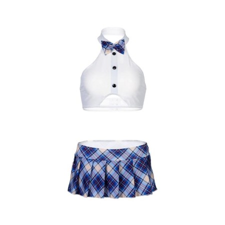 Candy Girl schoolgirl cost, white-blue color, OS size-2