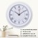 Watching clock, interior "ruby", silent, d-21 cm, dial 16 cm