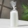 Candle - column, 12x5.6 cm, white