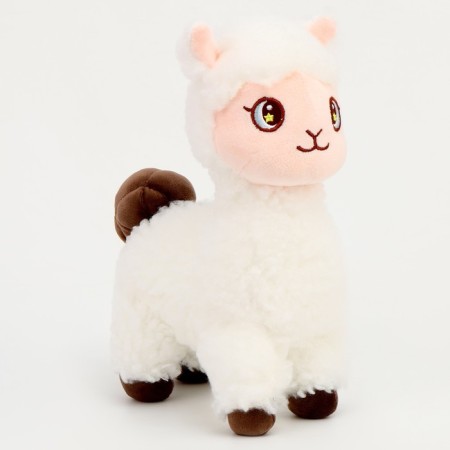 Soft toy "Lama", 25 cm, white color