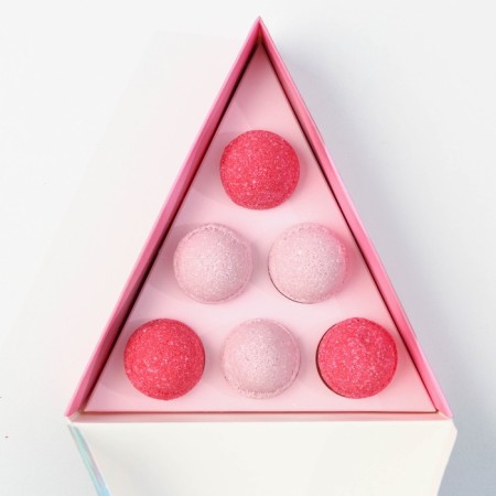 Bombs for the bath "Mermaid", 6 x 20 g, gift set of cosmetics, pure happiness-1
