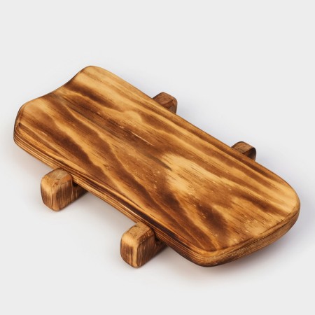Defense board for feeding on the legs in firing Wild Kitchen, 31 × 14.5 × 7 cm, a solid massif of the cedar-6