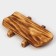 Defense board for feeding on the legs in firing Wild Kitchen, 31 × 14.5 × 7 cm, a solid massif of the cedar