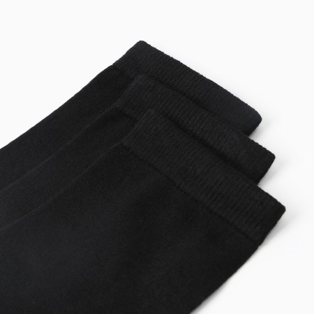 A set of men's socks (3 pairs), black color, rr 25-2
