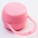 A container for storing and sterilizing children's nipples and dummy, pink color