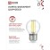 LED lamp In Home Led-Shar-Deco, 7 W, 230 V, E27, 3000 K, 810 lm, transparent