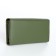 Women's wallet on magnets, green color