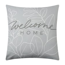 Pillowess Decorative Ethel Welcome Home, 40 x 40 cm, 100% cotton