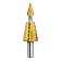 Castster drill 29673-4-35, stepped, 2-modular, p6M5, coating NIT, D = 4-12/16-35