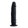 Popo pleasure by toyfa lupi phallimitator, silicone, black color, 12 cm