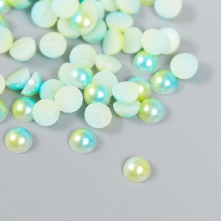 Green-blue gradient decor d = 6 mm 10 g 200 pcs 5x2.5 cm-1