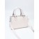 Female bag, 20*8*14, lightning departure, belt lengths, white