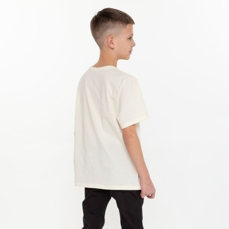 T-shirt for a boy, the color is light beige, height 146 cm-1