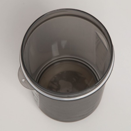 Sports shaker with a bowl for protein, black, 500 ml-4