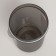Sports shaker with a bowl for protein, black, 500 ml