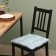 Siddle on the chair Ethel "Cell" 40x40 cm, col. green, 100% polyester