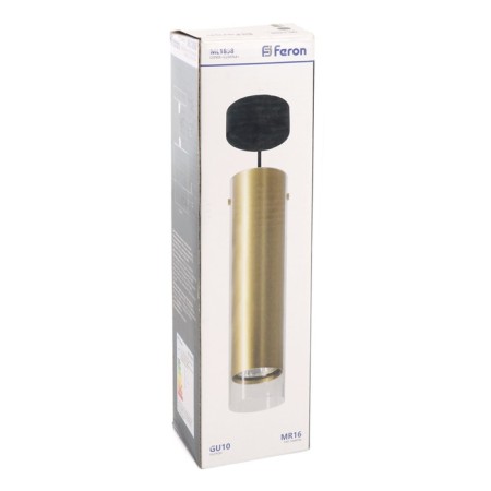 Ceiling light Feron ML1898, IP20, GU10, 35 W, 55x55x200 mm, color gold and black-10