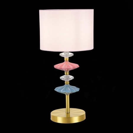 Evoluce bedside lamp. Sle1117-204-01. Attic. 1x40 W, E14, 22x22x45 cm, golden color-1