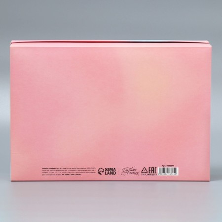 Gift folding box, packaging, “March 8”, 30 x 20 x 9 cm-4
